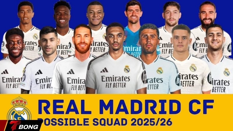 Đội hình của Real Madrid 2026